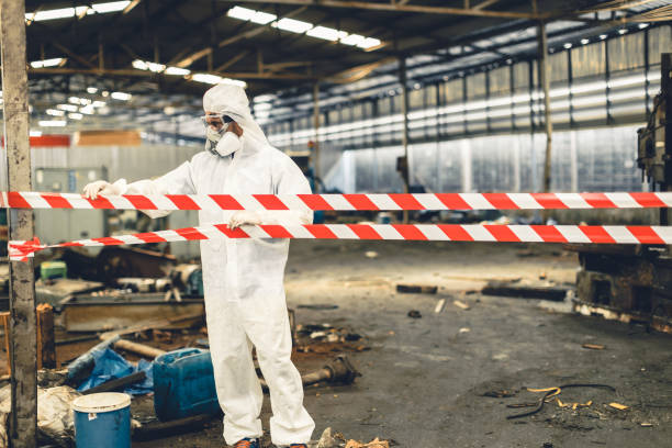 Professional Drug Lab Cleanup technician working in Las Vegas, NV